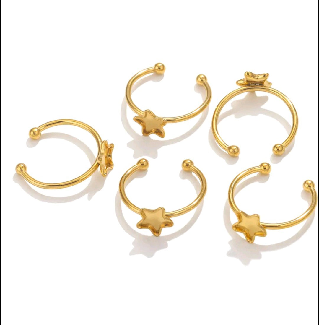 Star gold Ring