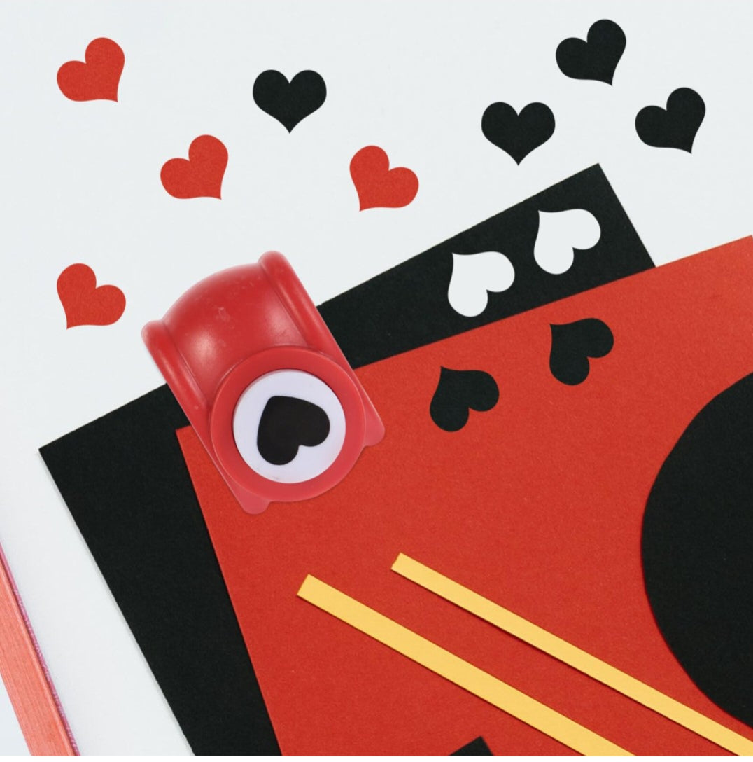Small heart craft punch
