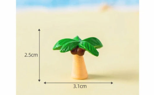 Island coconut tree miniature