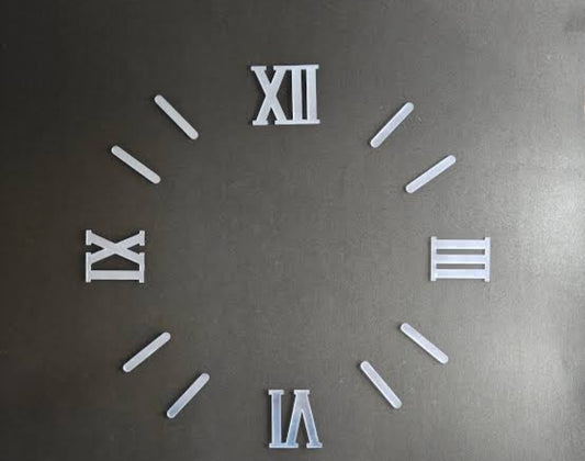 Roman acrylic  clock number