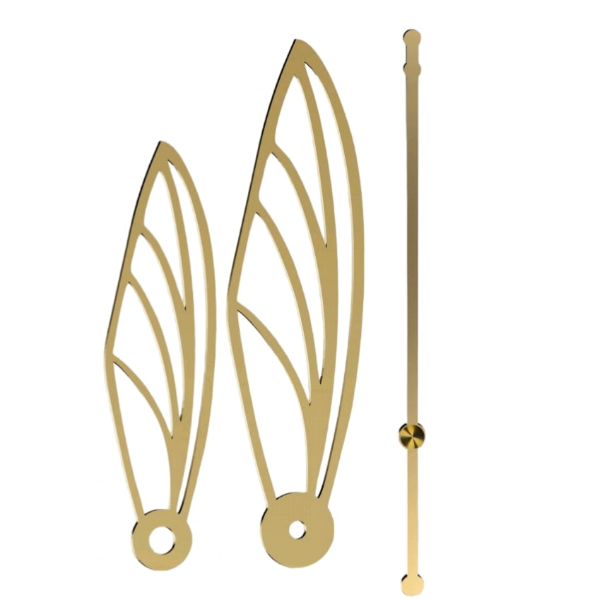 Butterfly clock hands