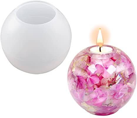 3" sphere tealight mold