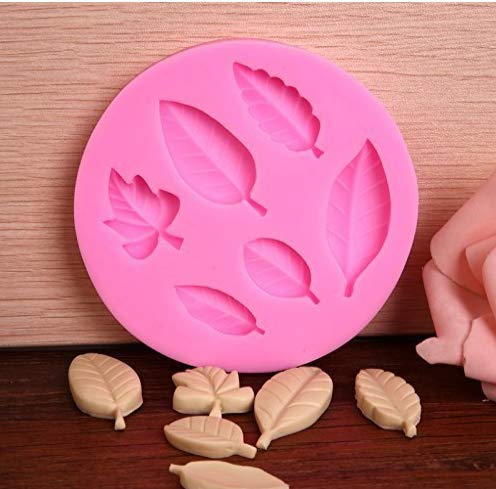 Leaf candle mold