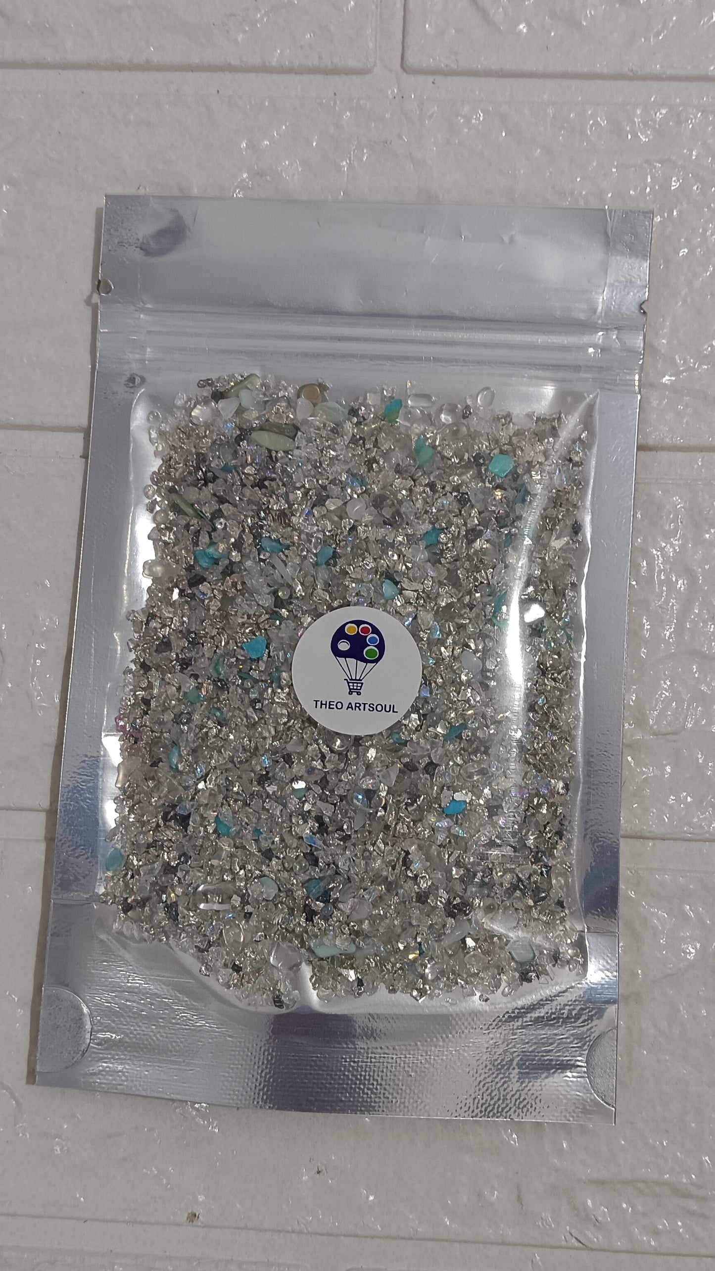 Mixed silver granules