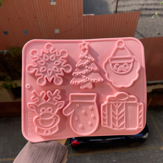Christmas candle mold