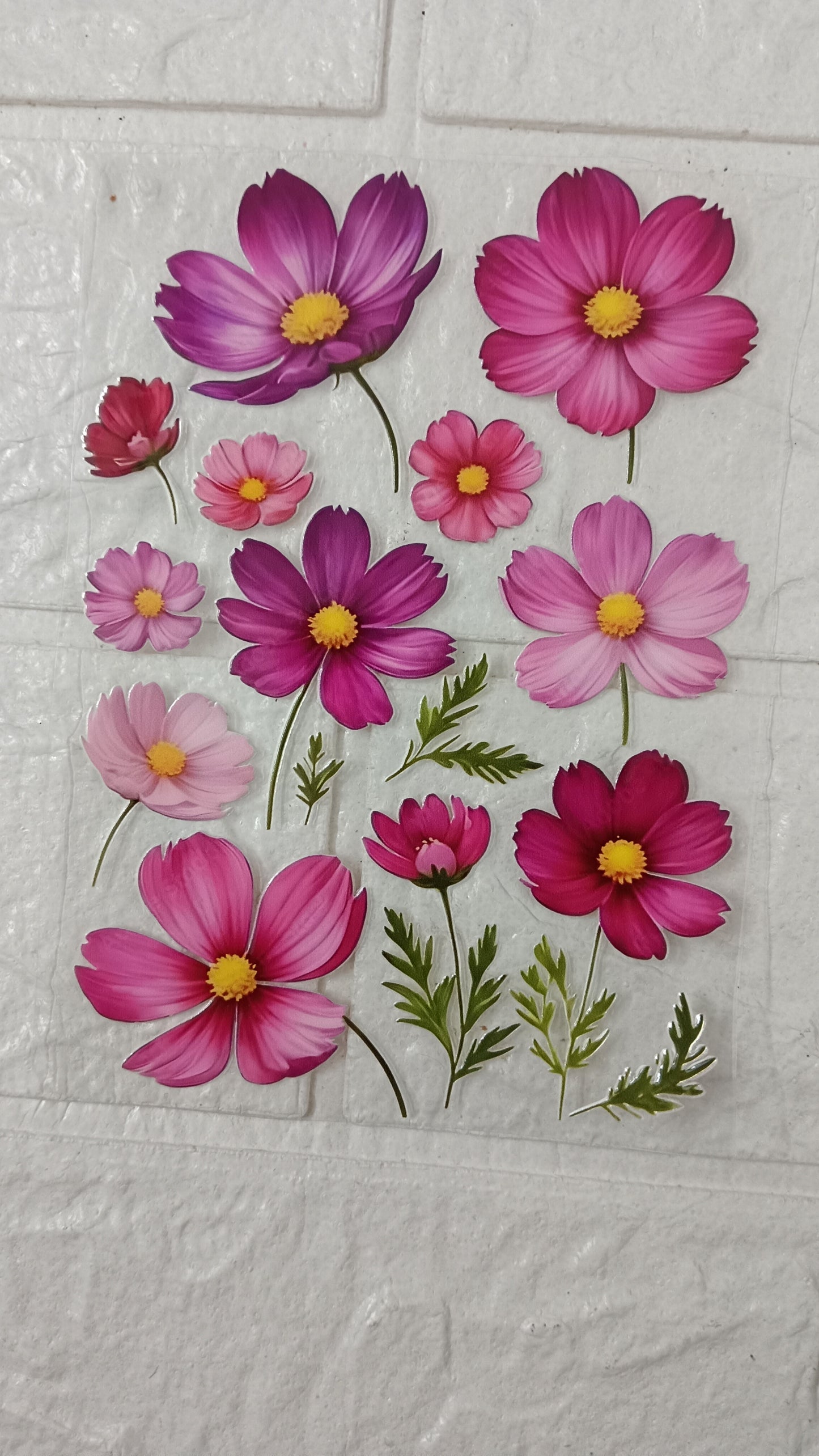 Flower sticker sheet