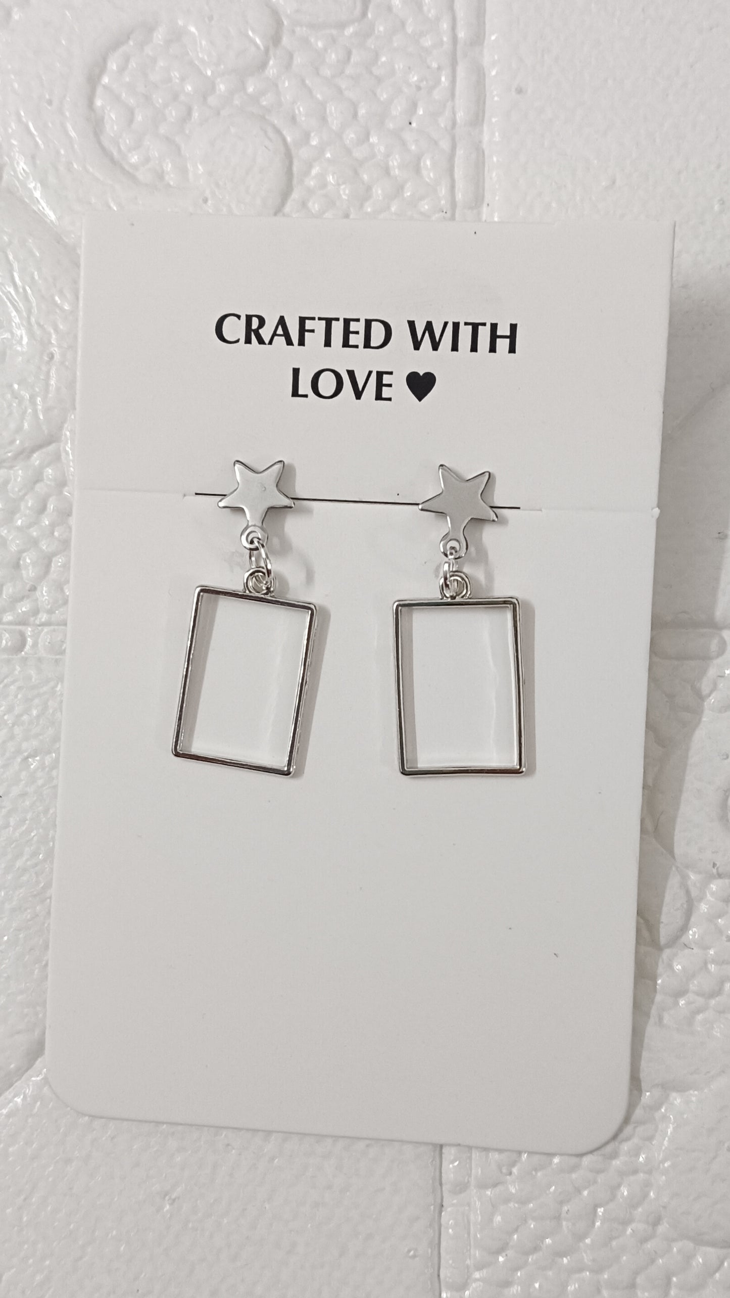 Silver earrings