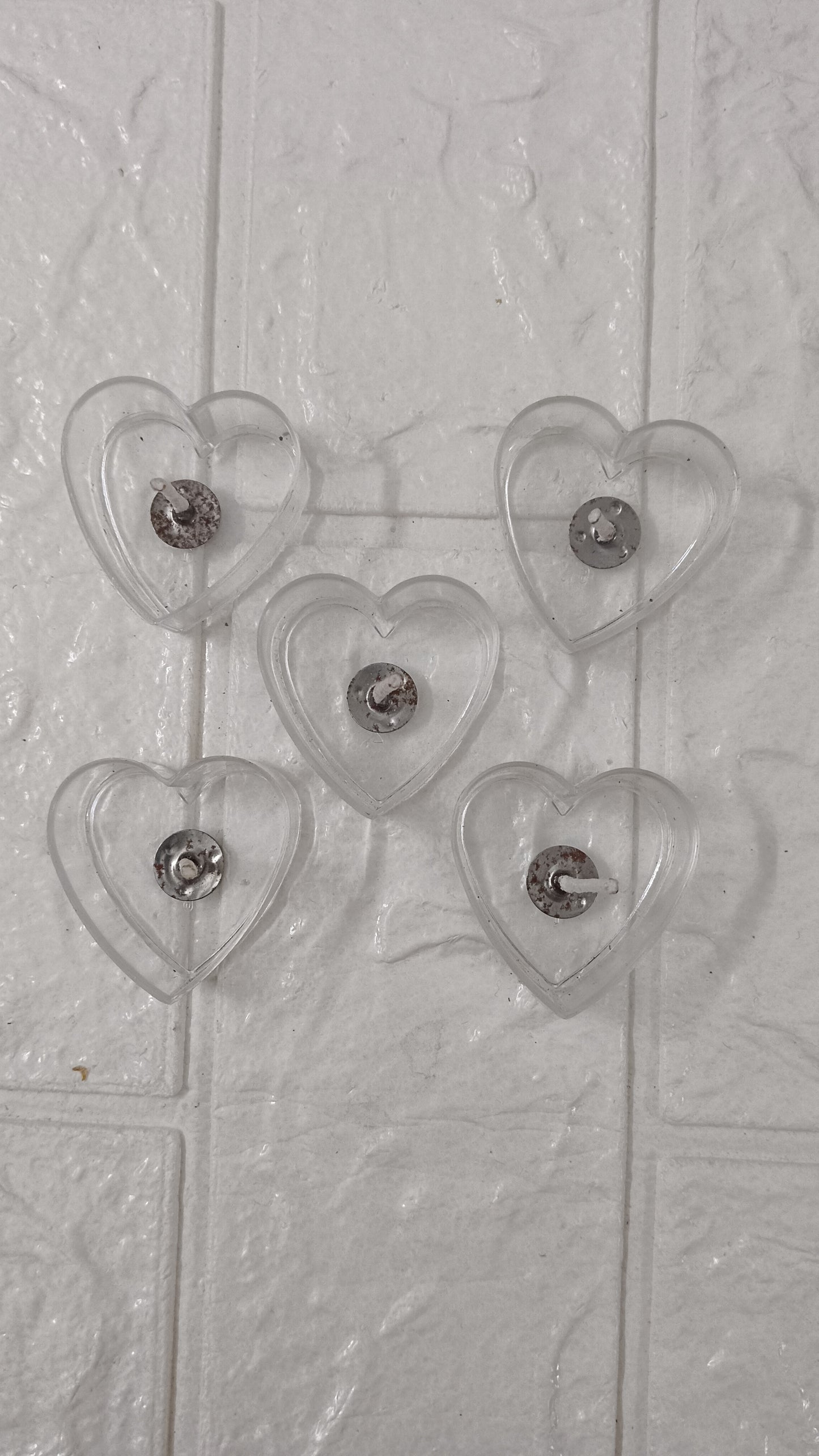 Heart Tealight holder pack of 5