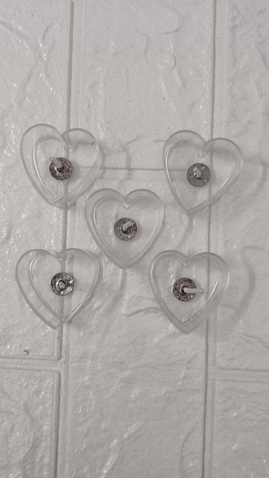 Heart Tealight holder pack of 5