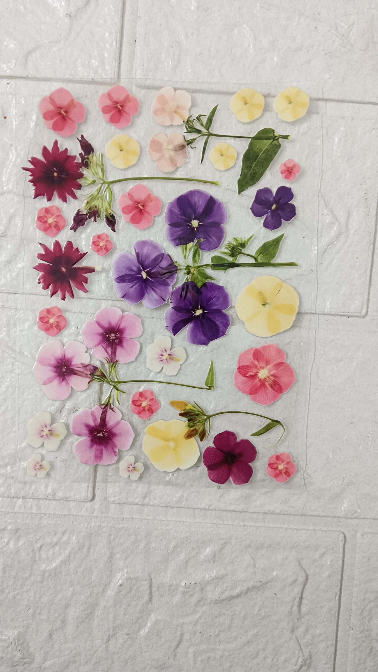 Flower sticker sheet