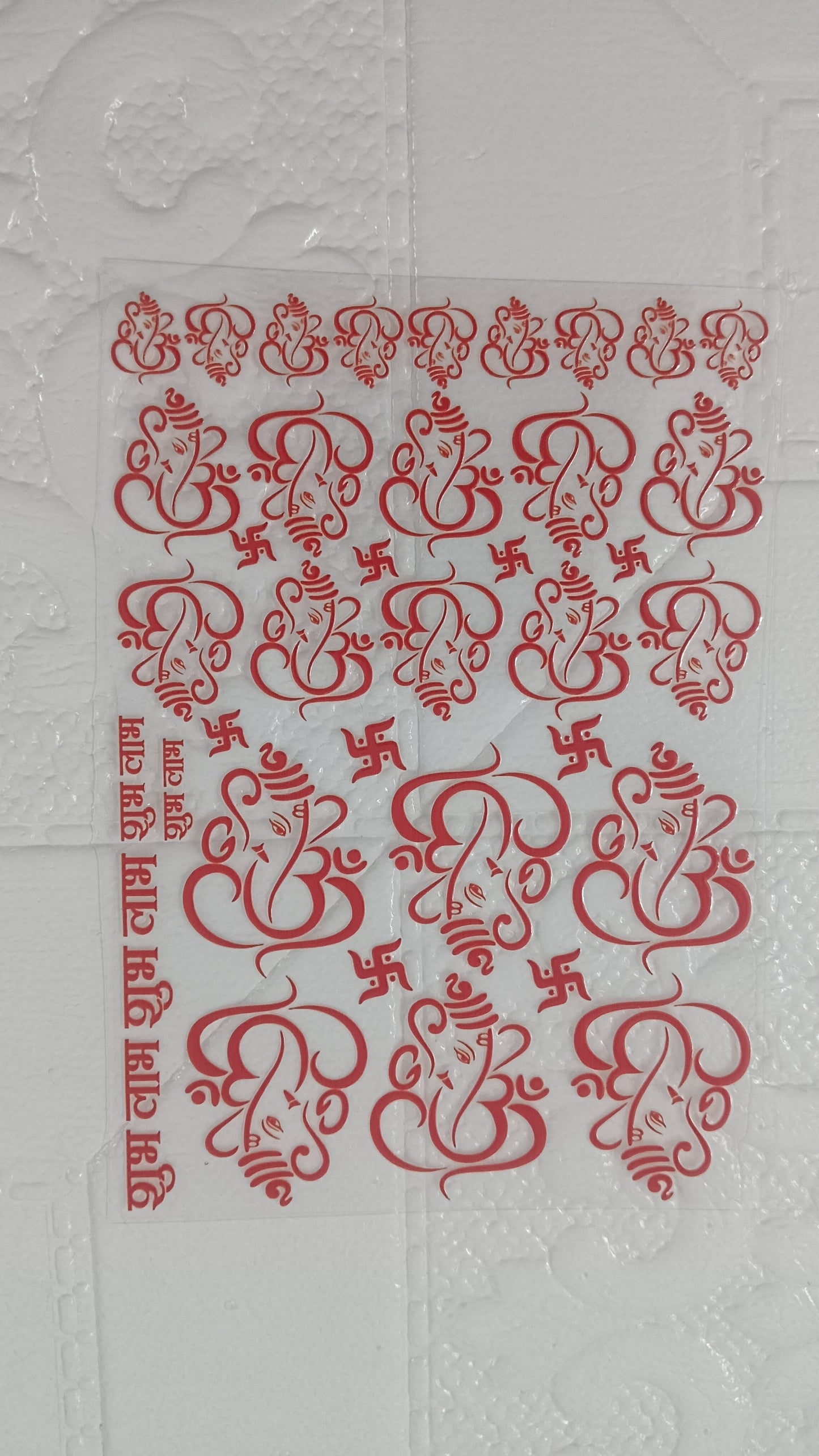 Ganesh ji sticker sheet