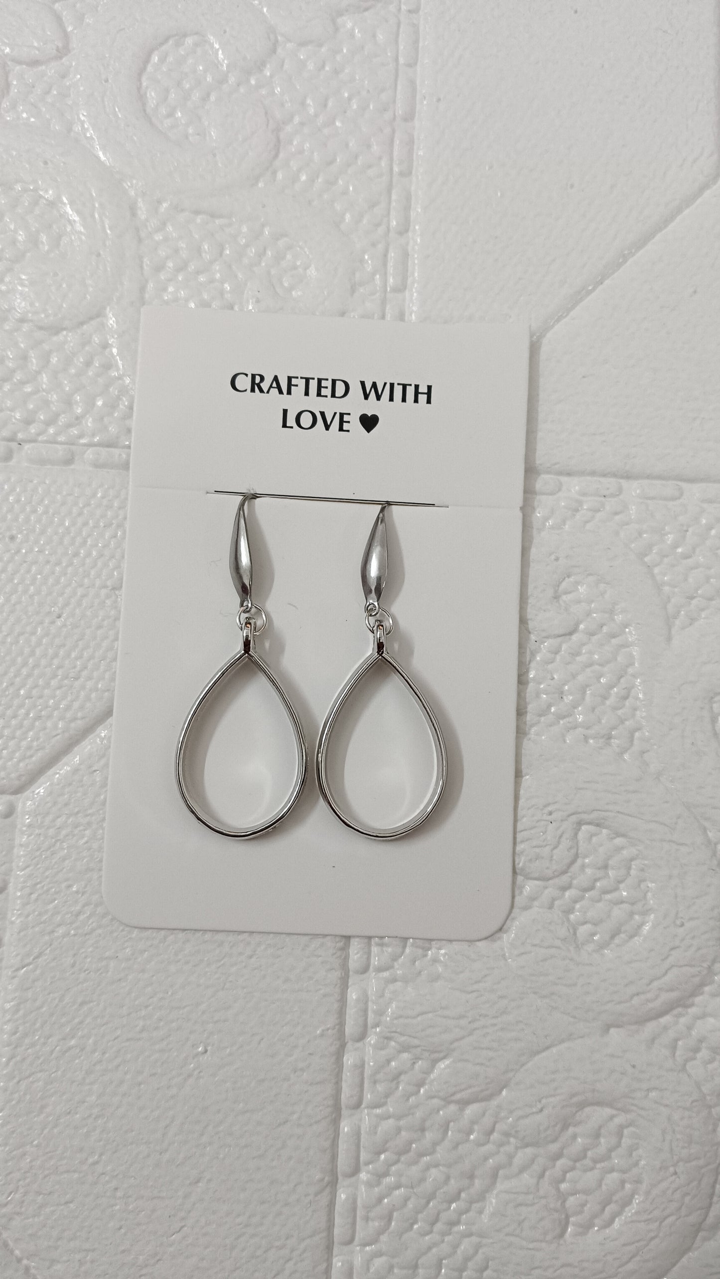 Silver earrings