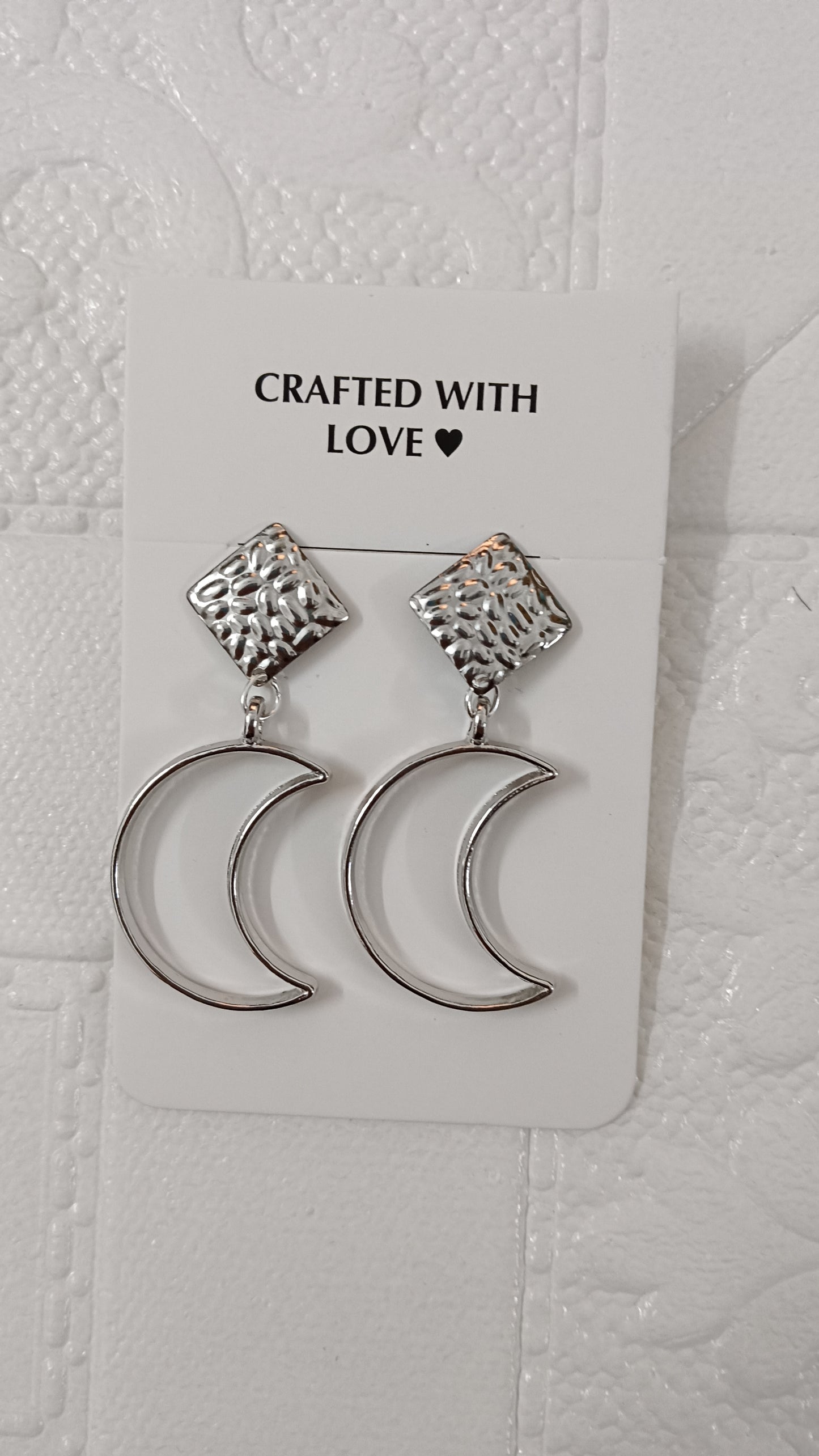 Silver earrings