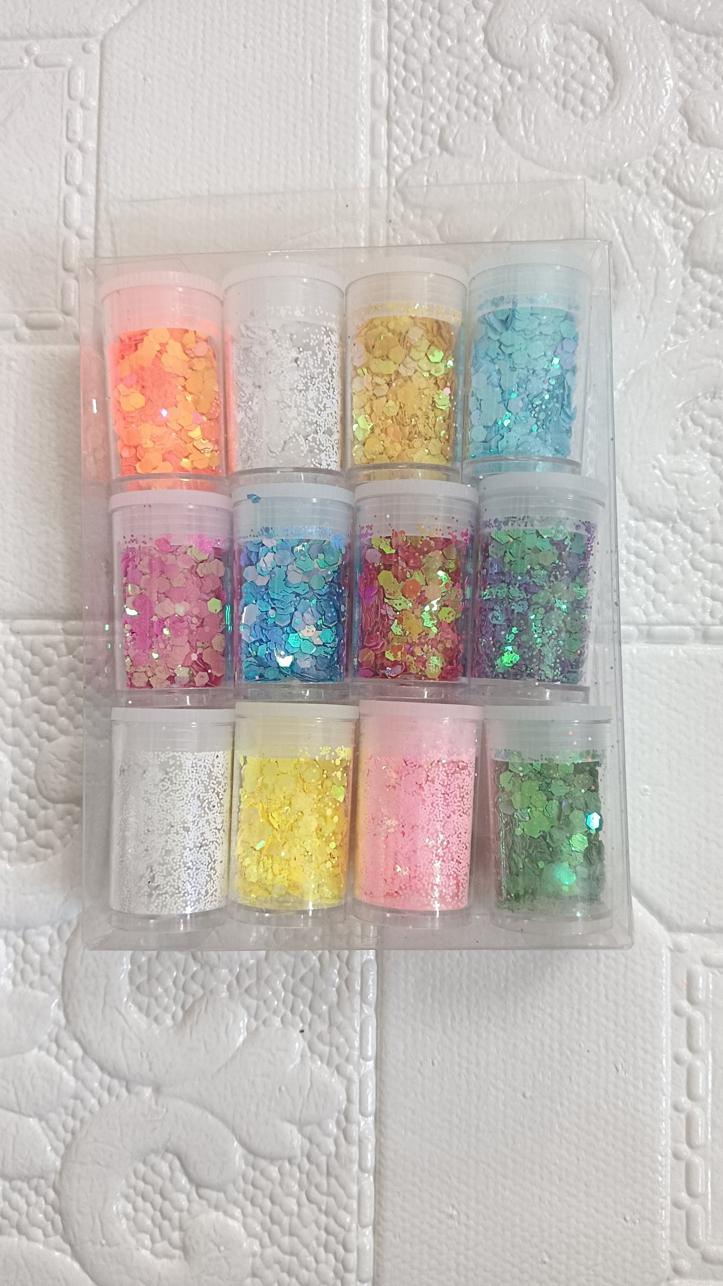 Glitter chunks 3 set of 12