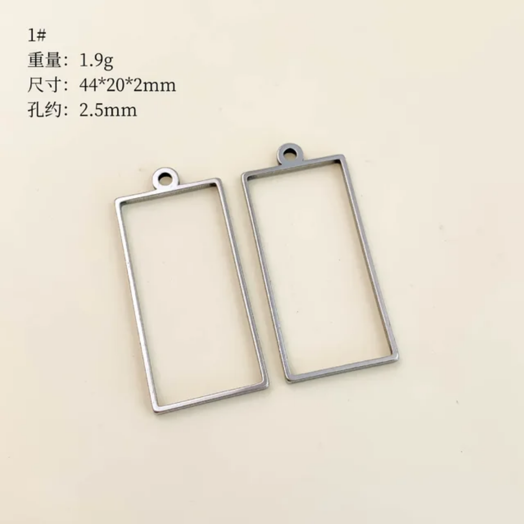 Rectangle pendant pack of 1