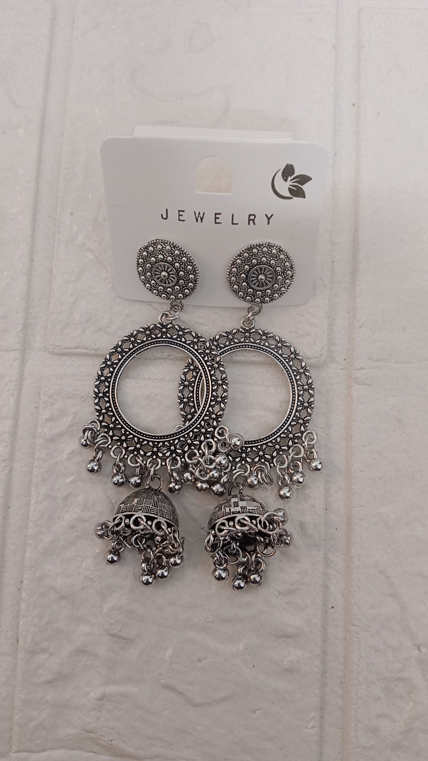 Silver Jhumka 122