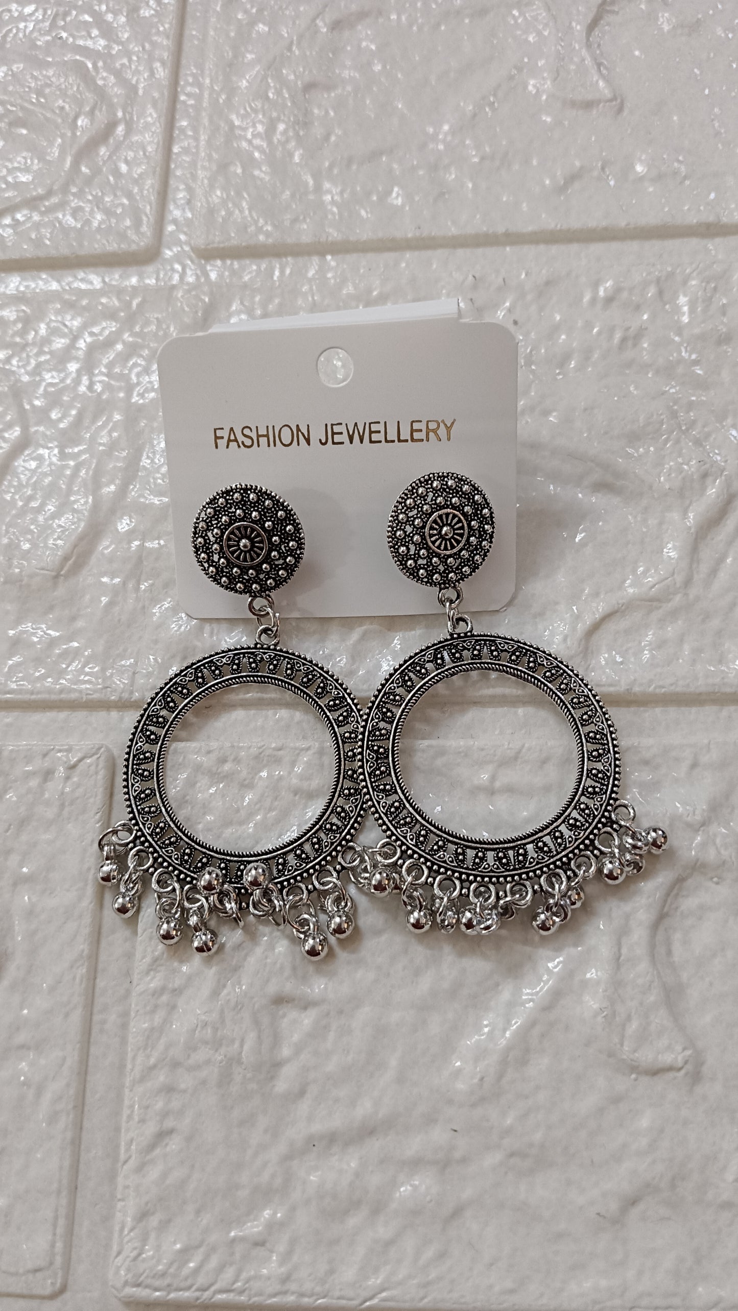 Silver Jhumka 119