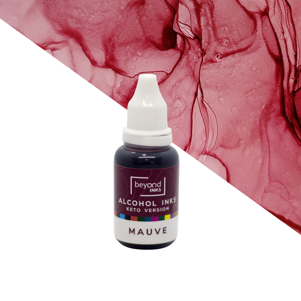 Mauve alcohol ink