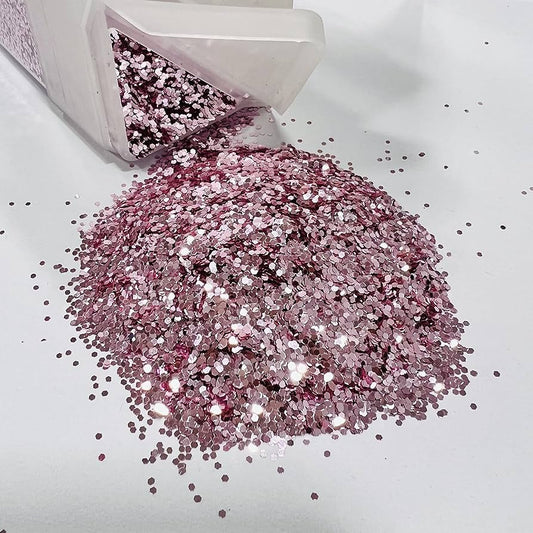 Rose pink Glitter