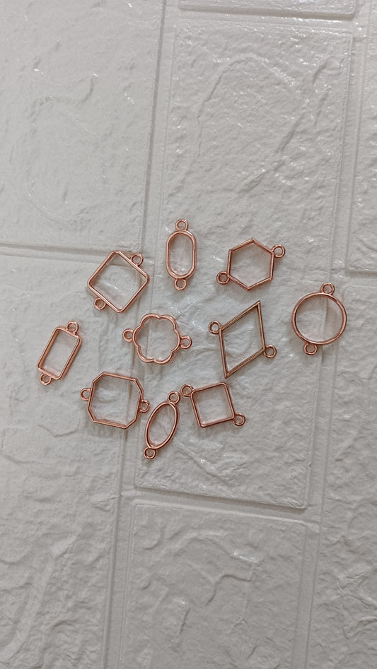 rose gold rakhi bracelet pack of 10