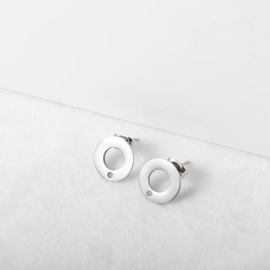 Round Steel silver hook