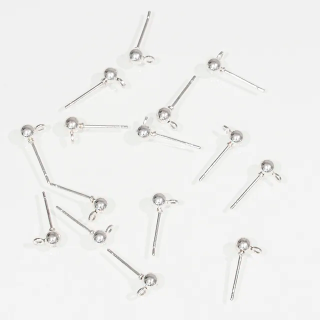 Ball earring stud hook