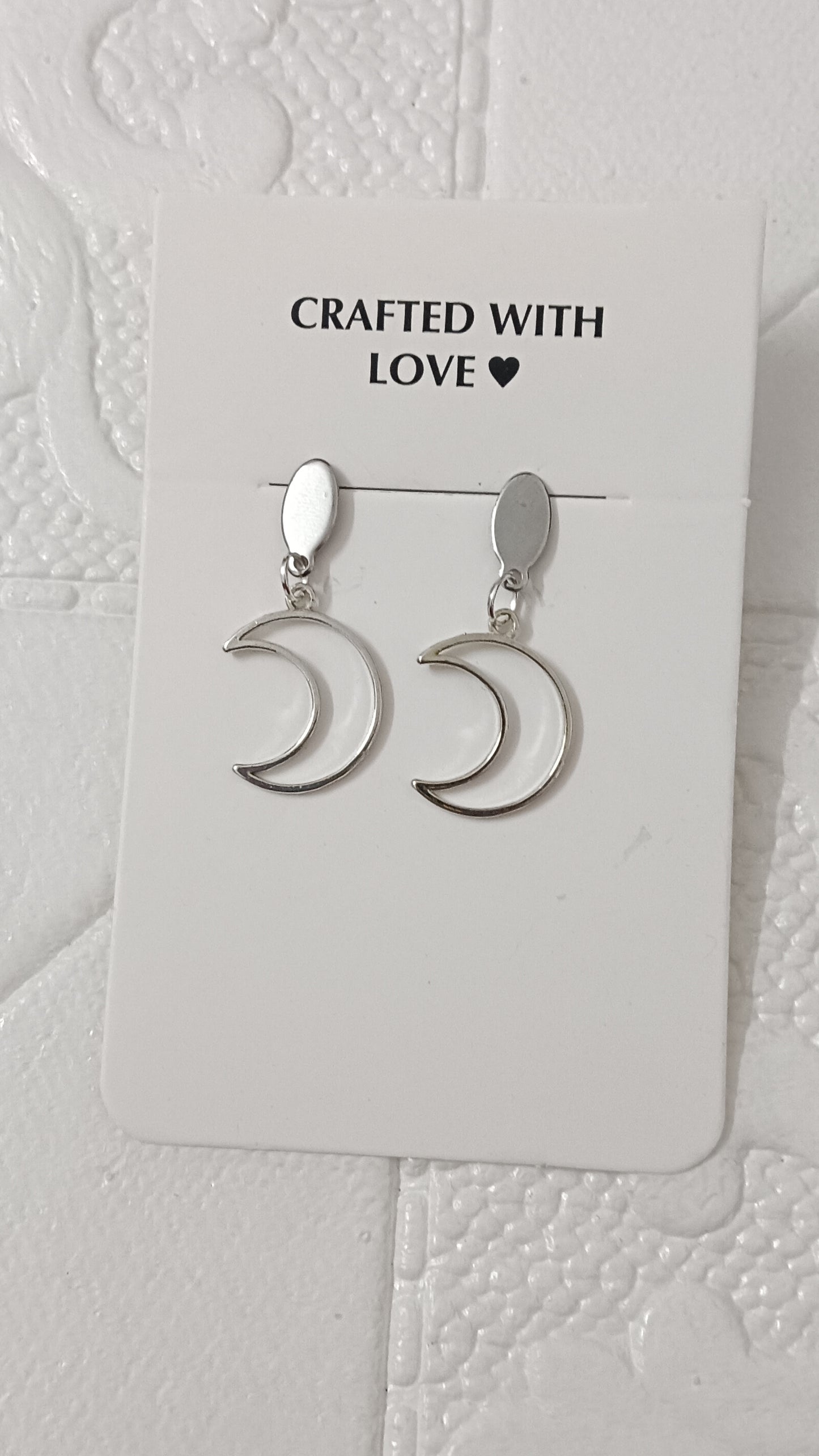 Silver earrings