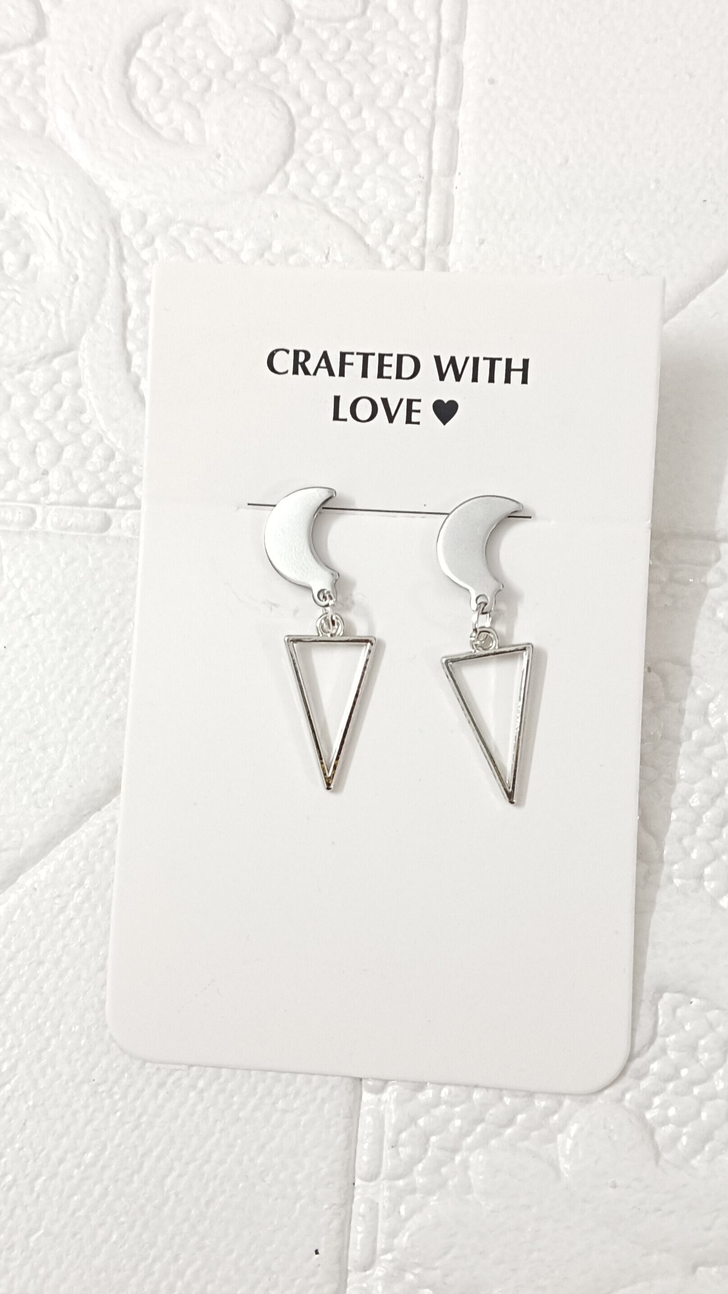 Silver earrings