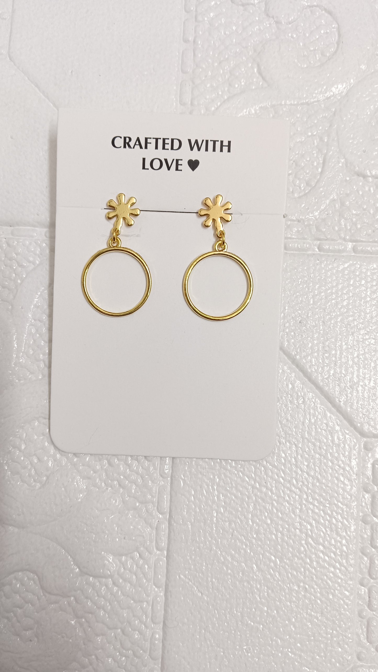Golden earrings