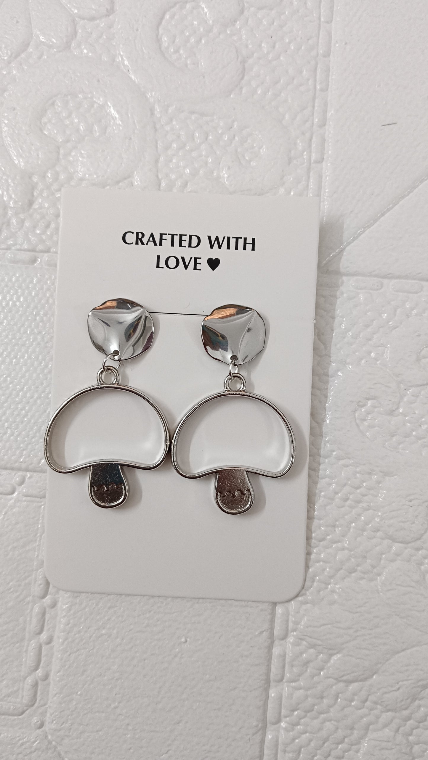 Silver earrings