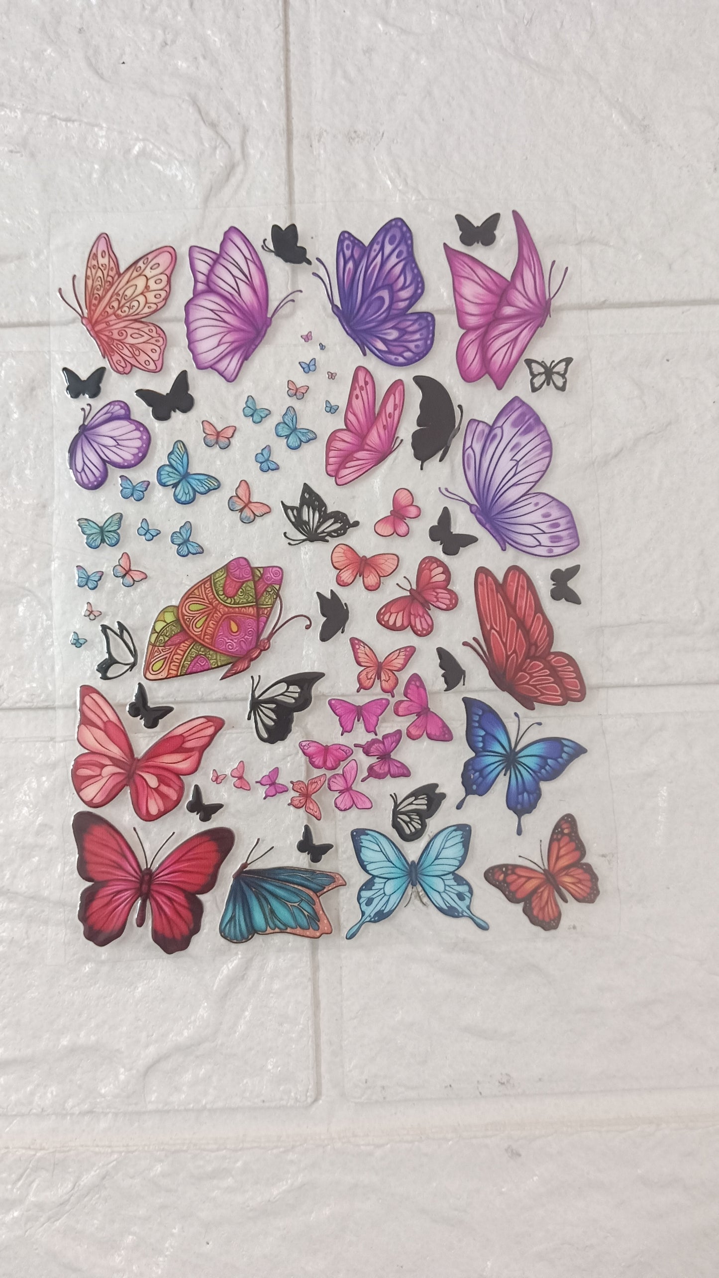 Butterfly sticker sheet