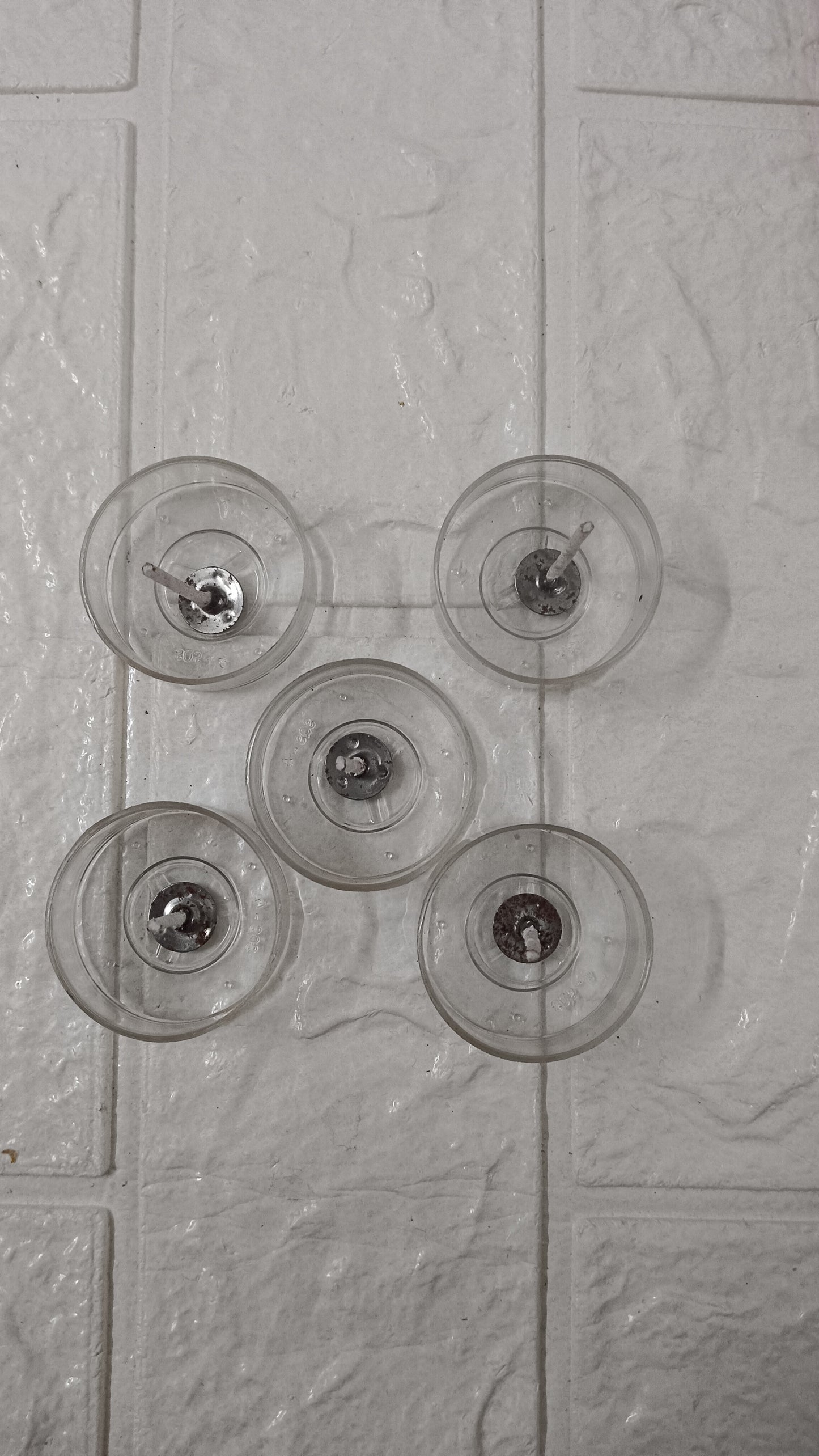 Round Tealight holder pack of 5