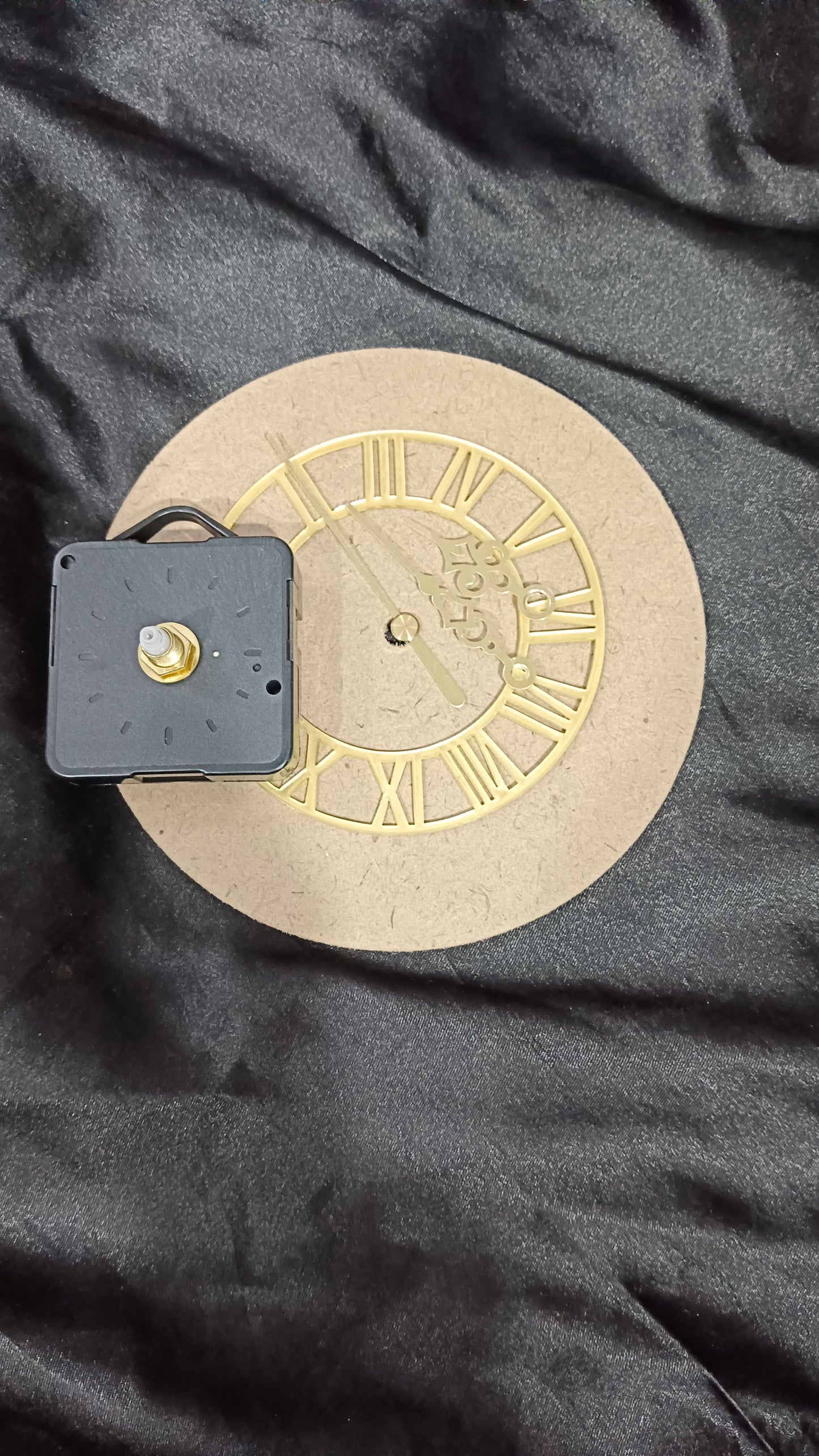 6" clock mdf with ring combo