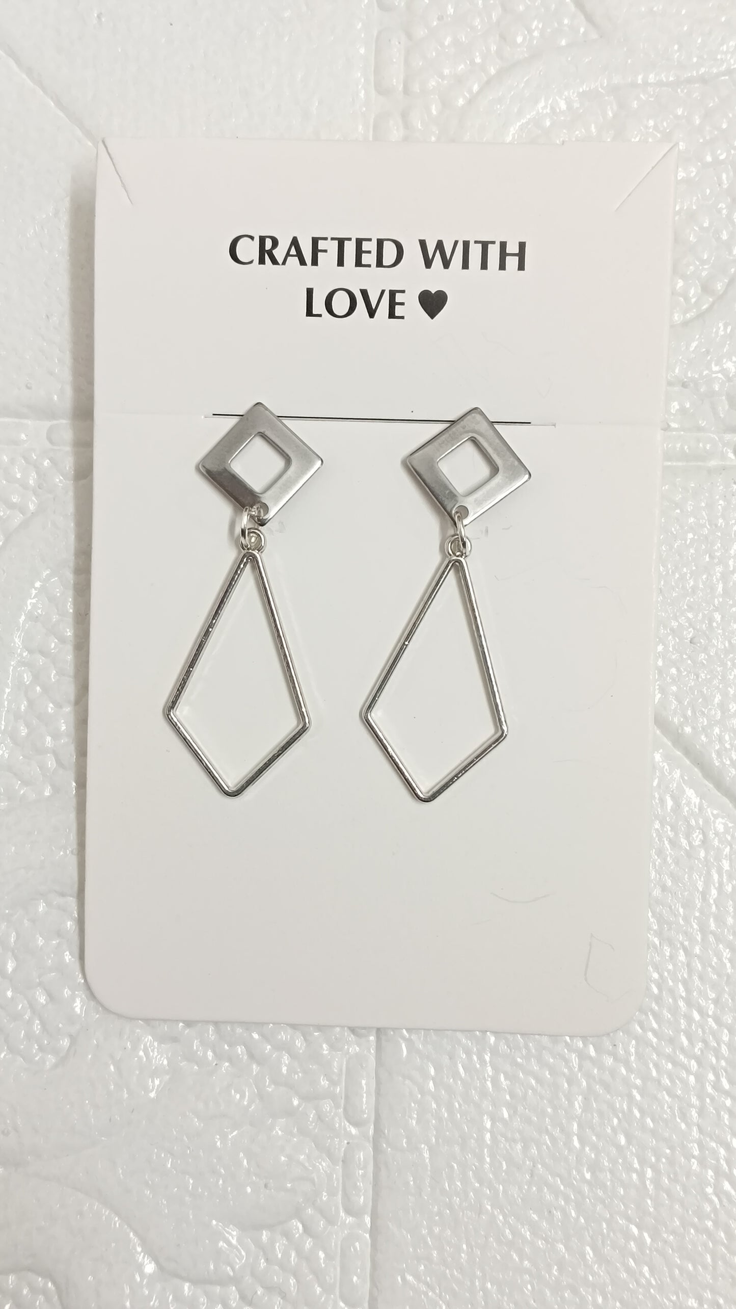 Silver earrings