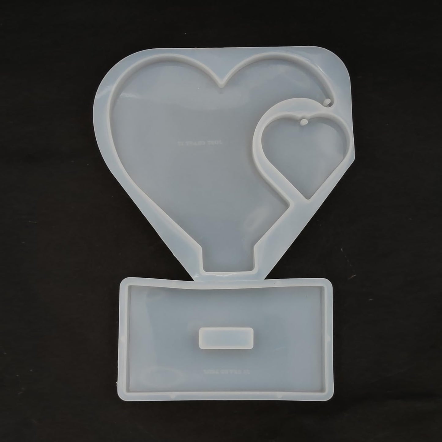 Twin heart frame with stand mould