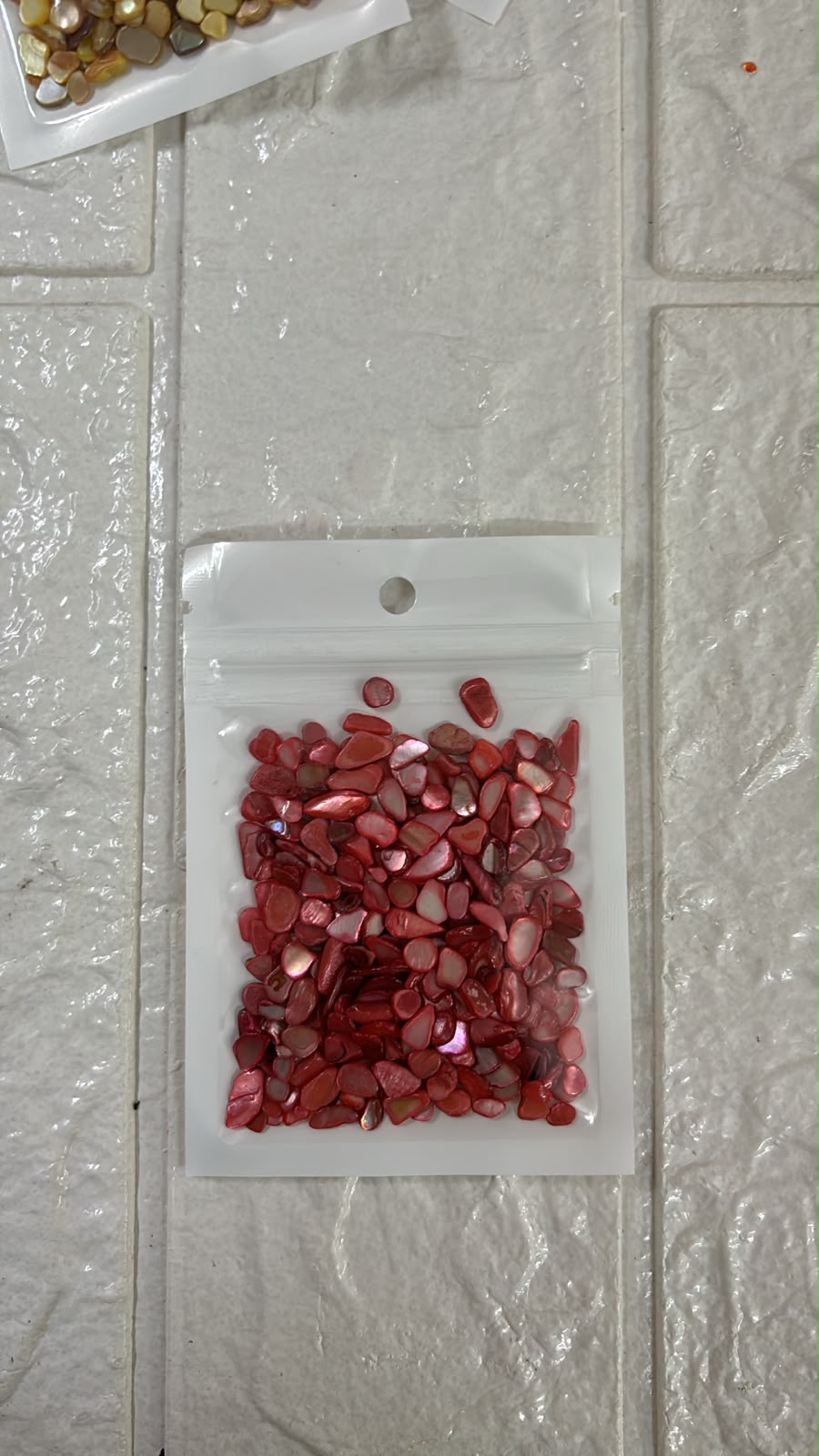 Dark red nucleus stones