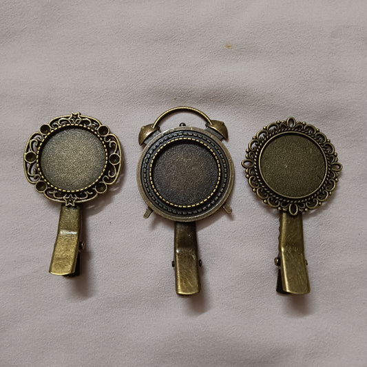 Hairclip bezel combo