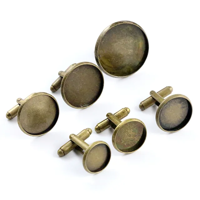 Antique round Cufflinks pack of 2