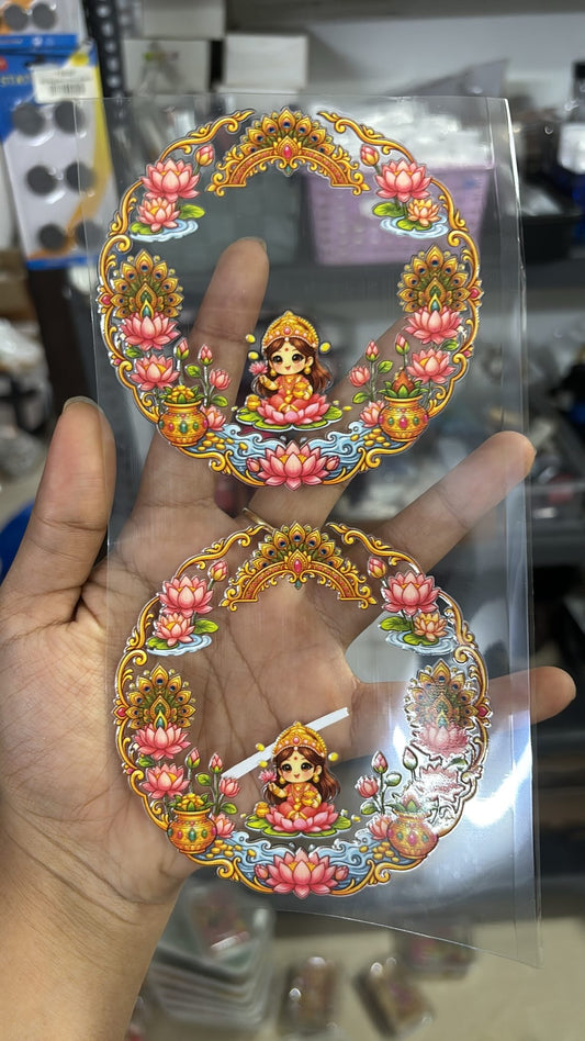 4” shubh labh lakshmiji set
