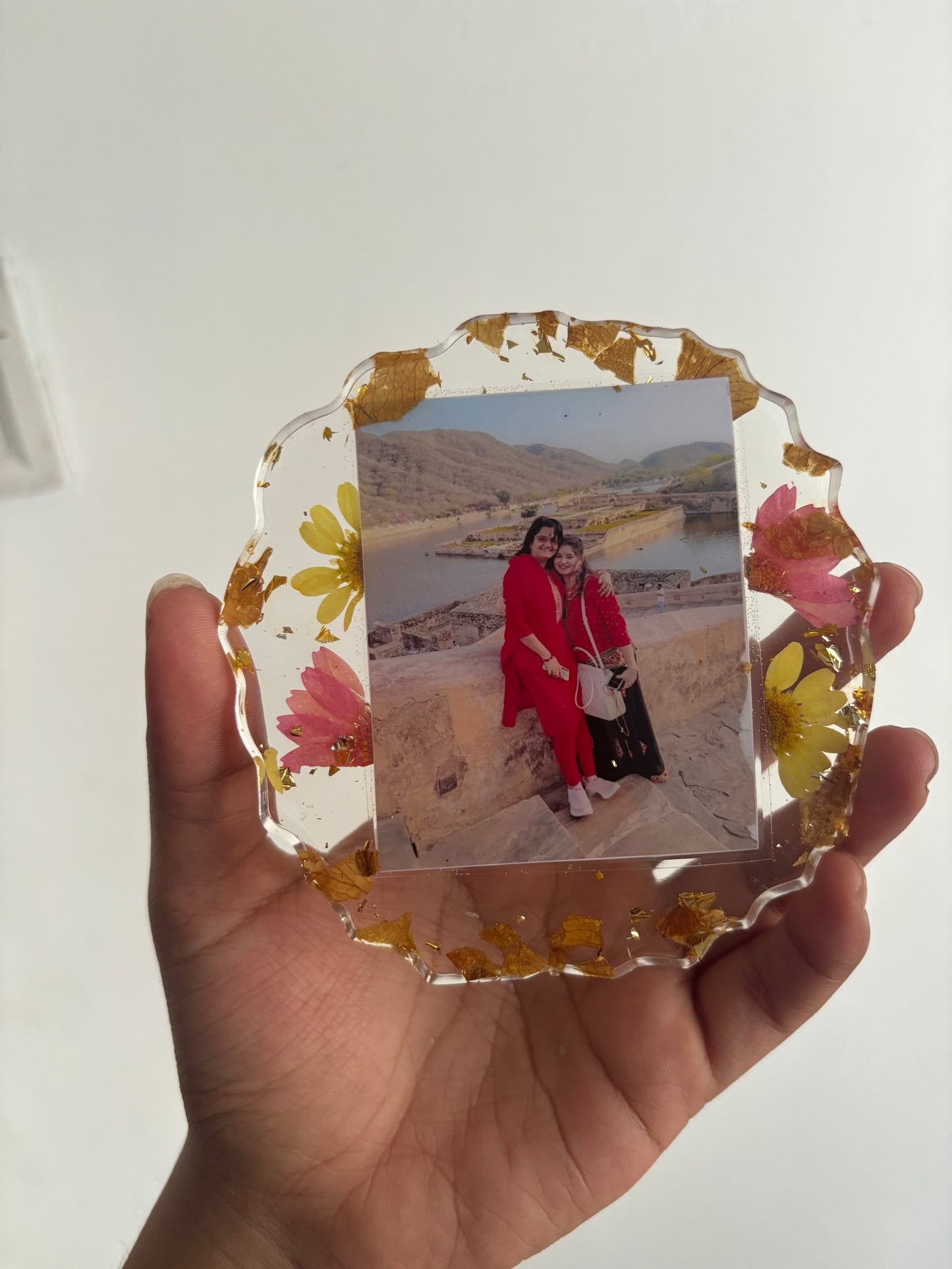 4” agate photoframe preservation