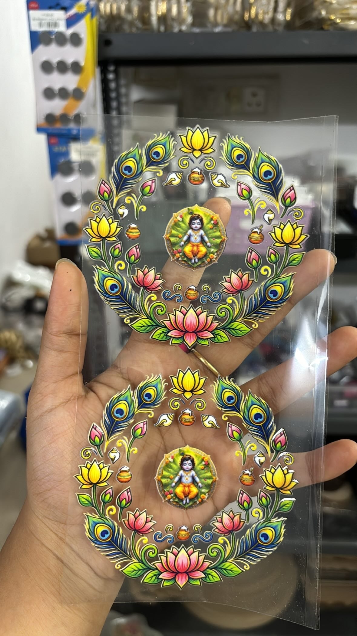 4” shubh labh krishnaji set