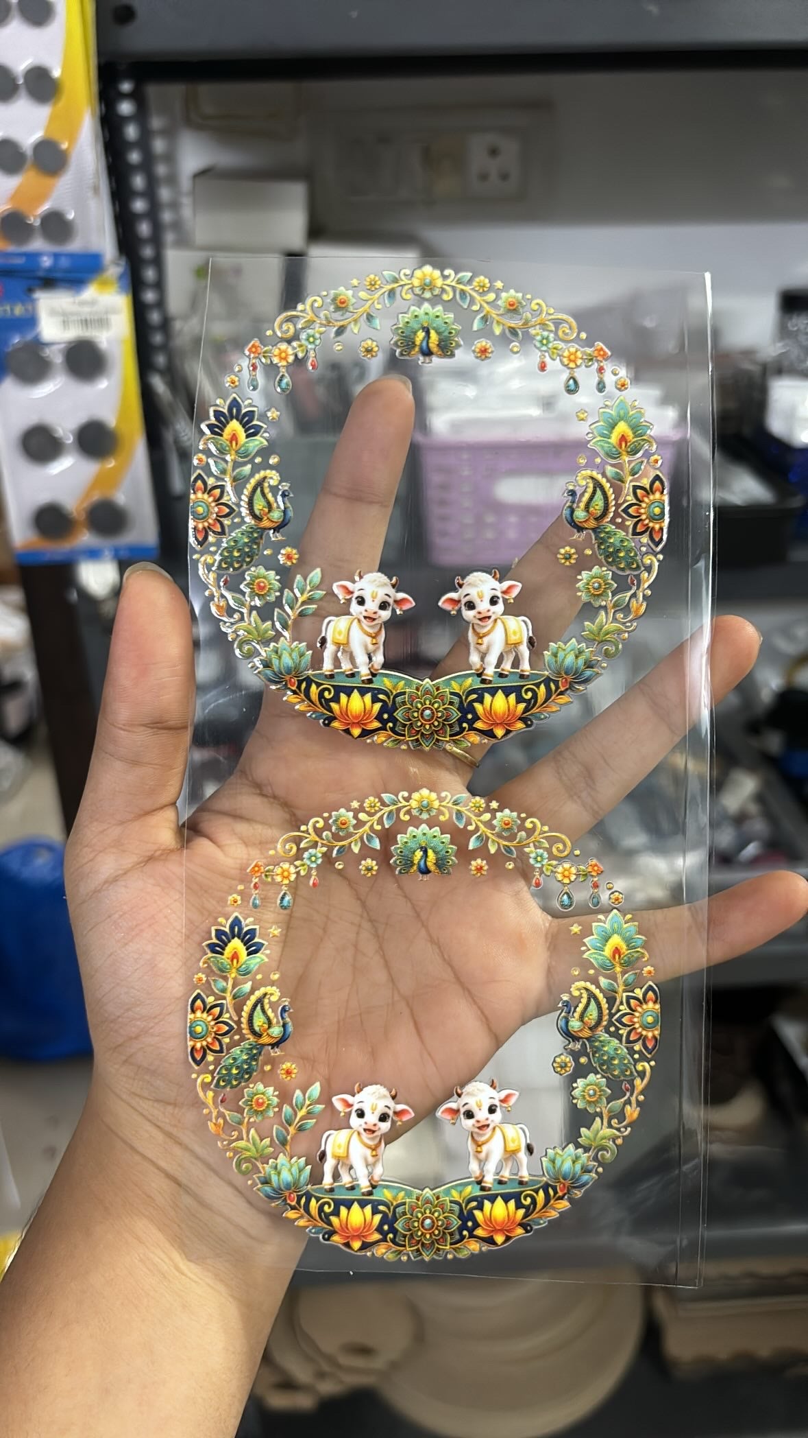 4” shubh labh pichwai set