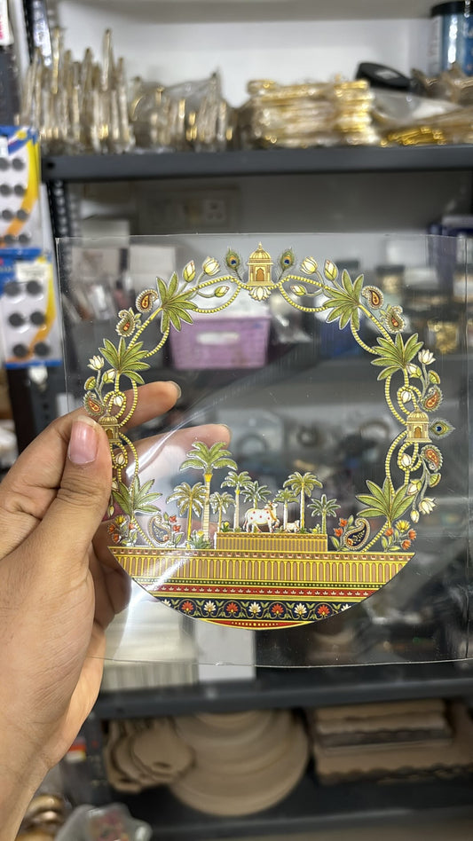 6” thali sticker