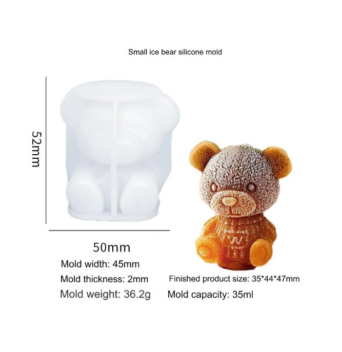 Teddy candle small