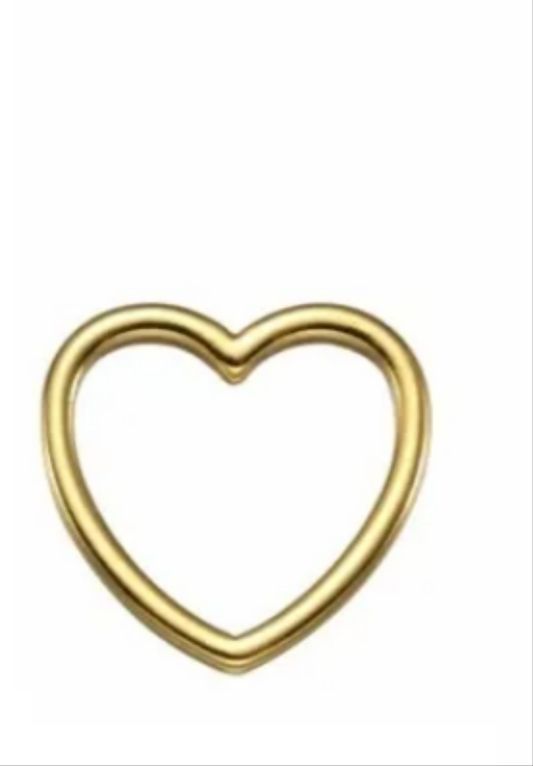 Small heart without hole pack of 1