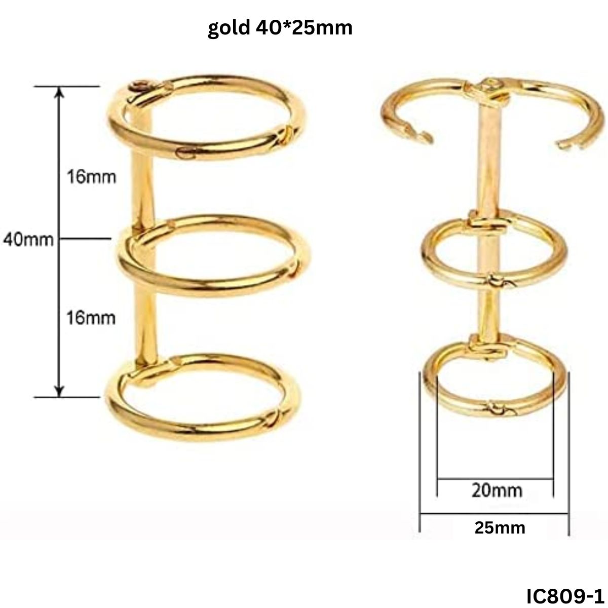 Golden Diary Rings