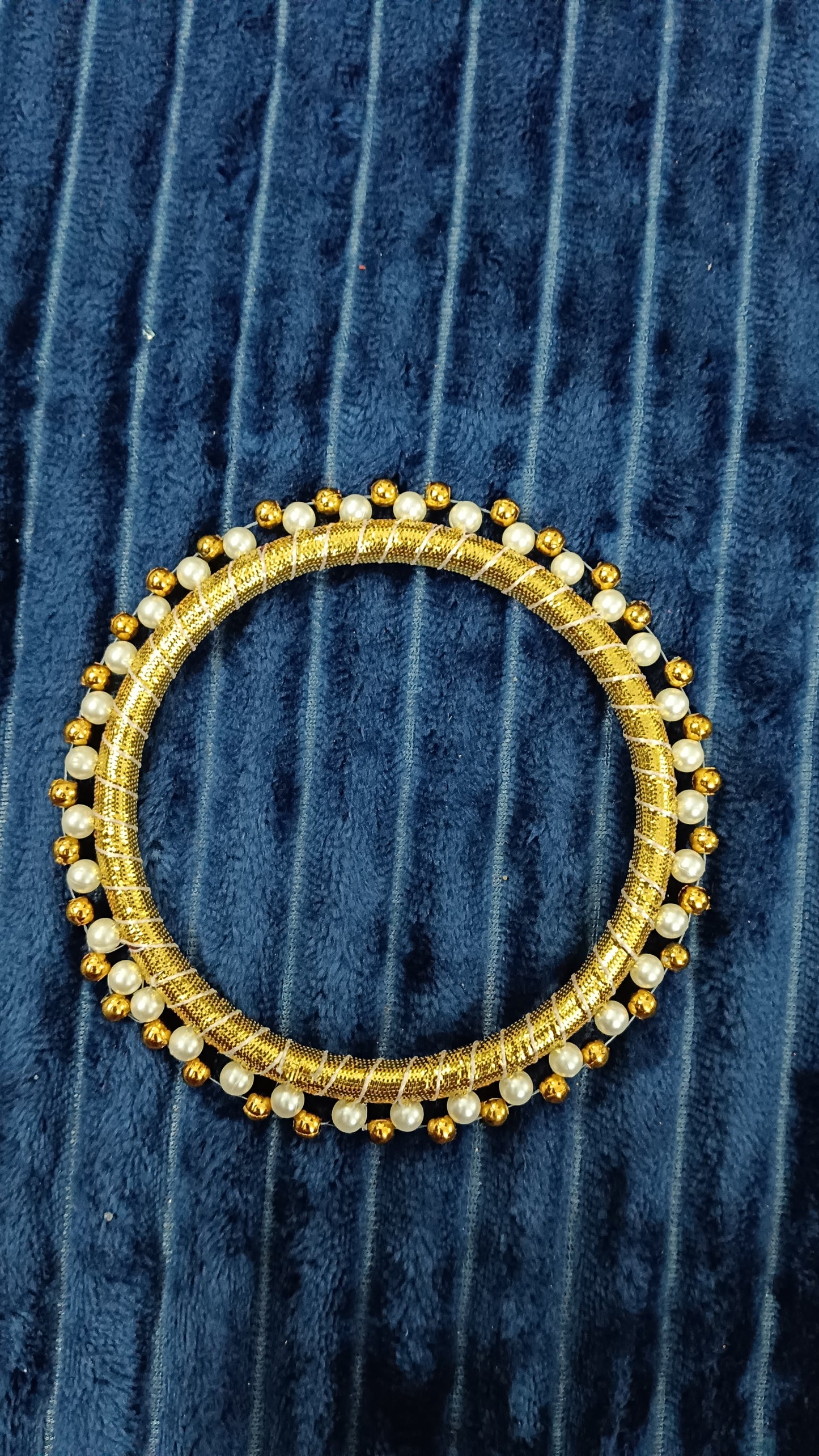 Golden thali ring 4"