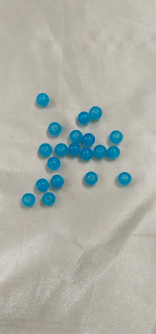 Blue beads