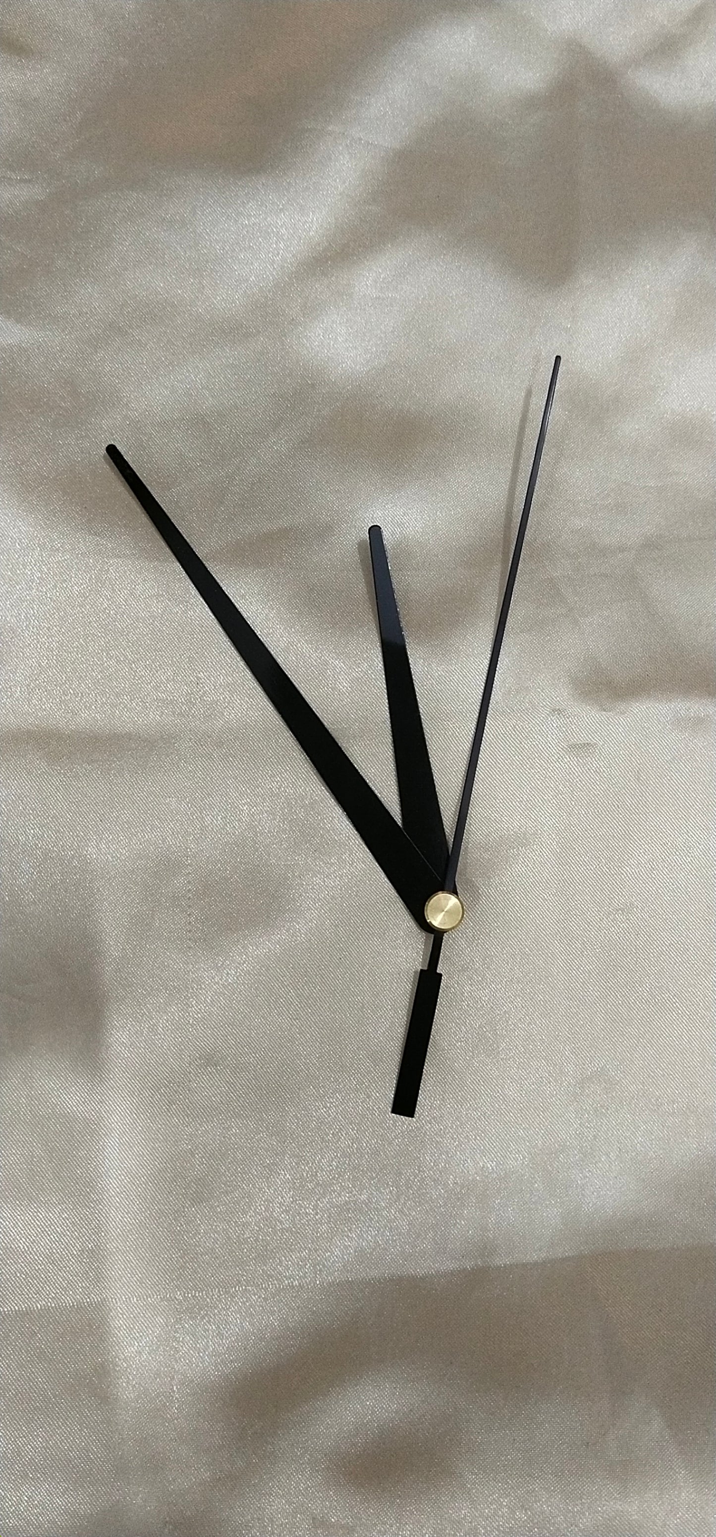 Metal Black clock hands