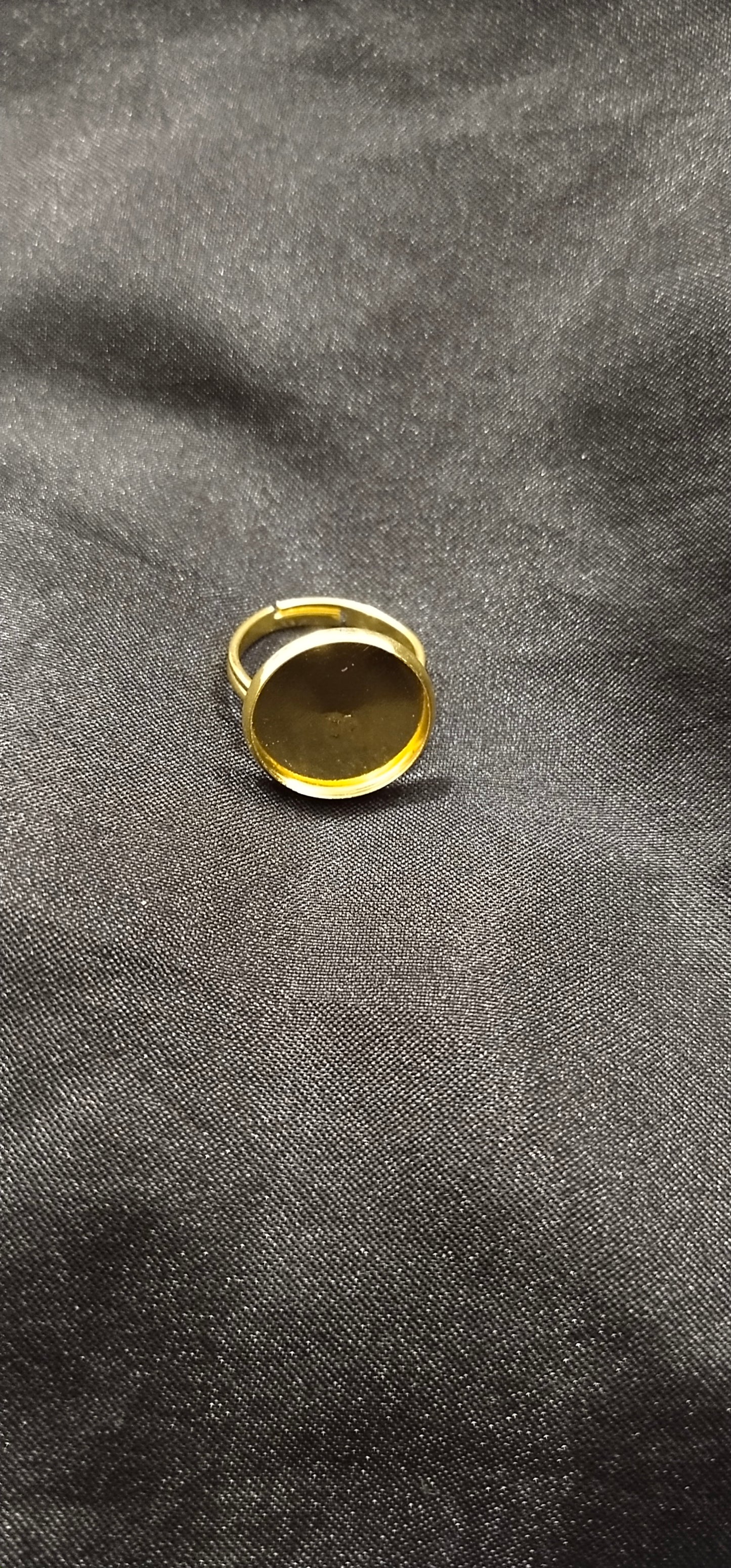 Big Round gold Ring